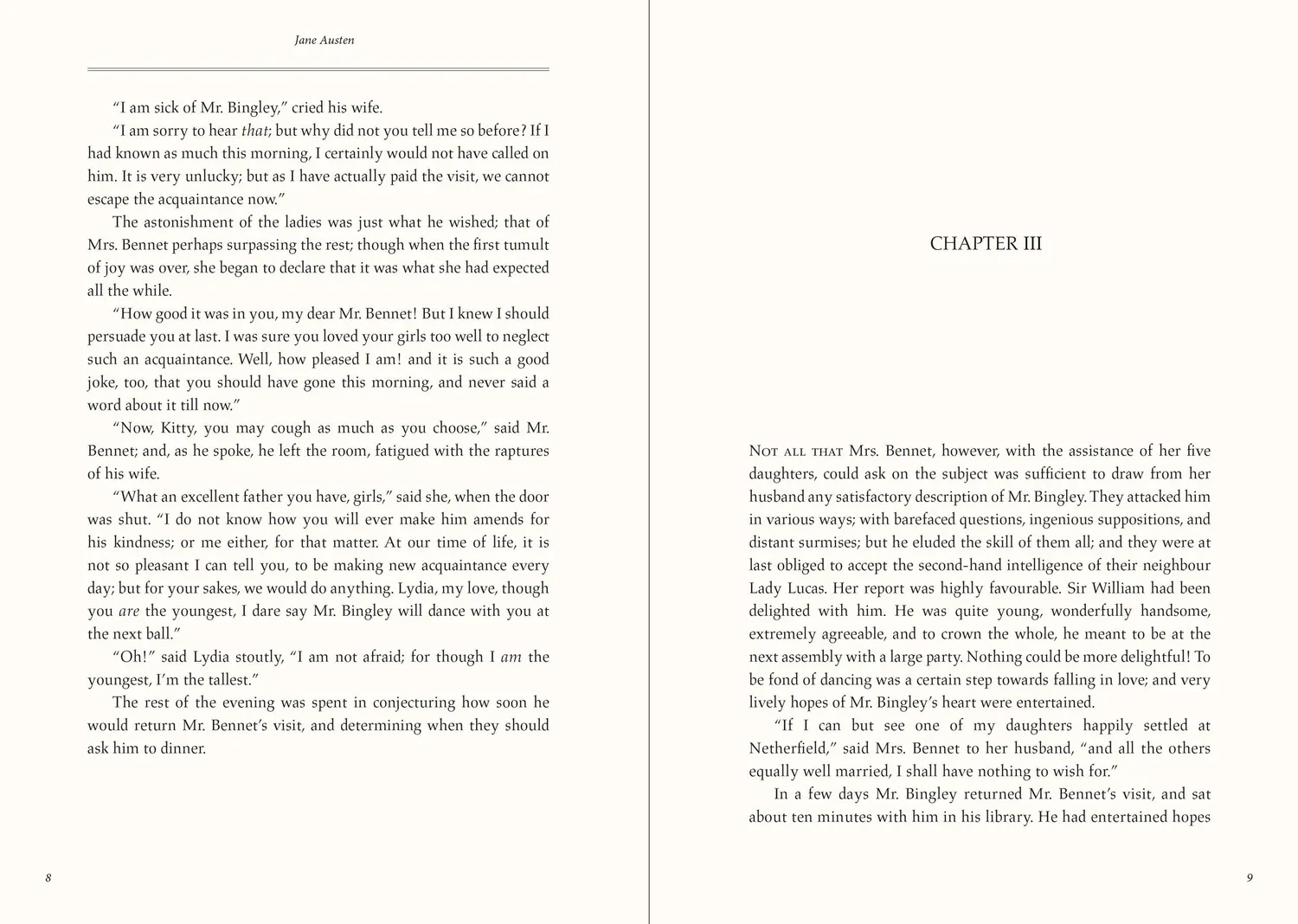 Peter Pauper Press Pride and Prejudice innbundet gaveutgave