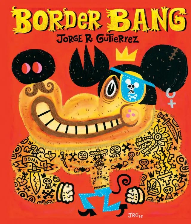 Abrams Border Bang innbundet kunstbok Jorge Gutierrez tospråklig
