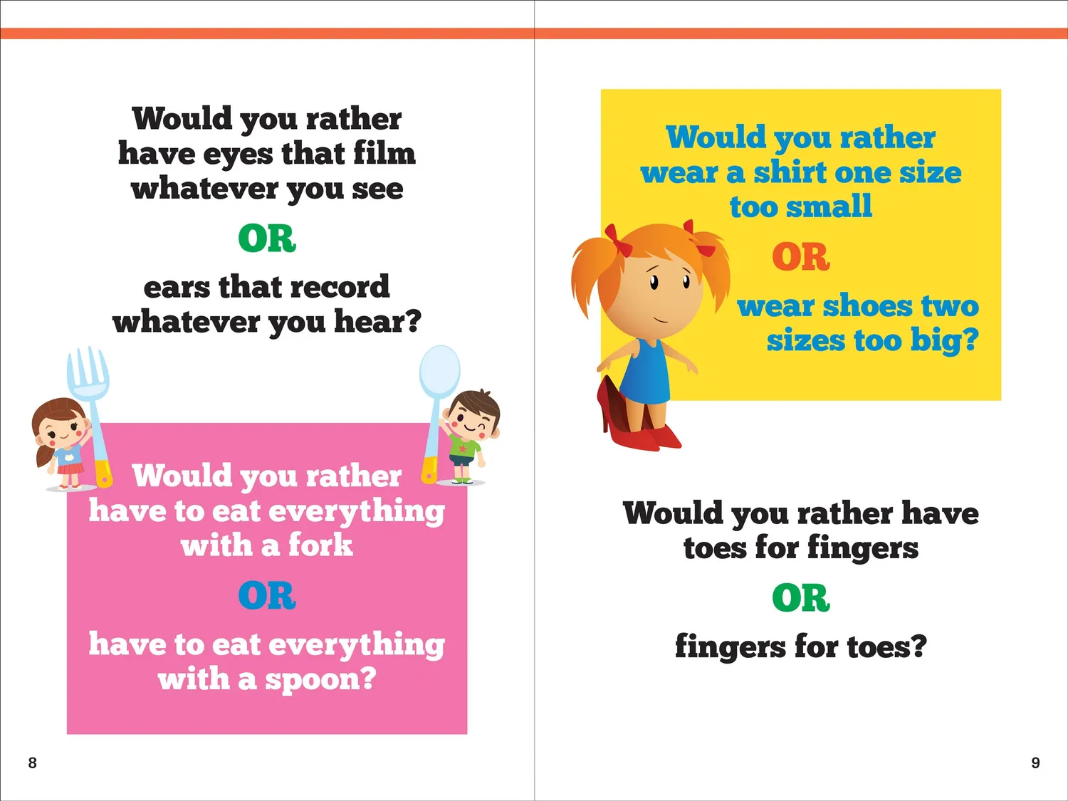 Peter Pauper Press Would You Rather? Pick This or That barnebok 5 år+