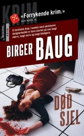 Birger Baug Død sjel pocketbok veldig slitt krim