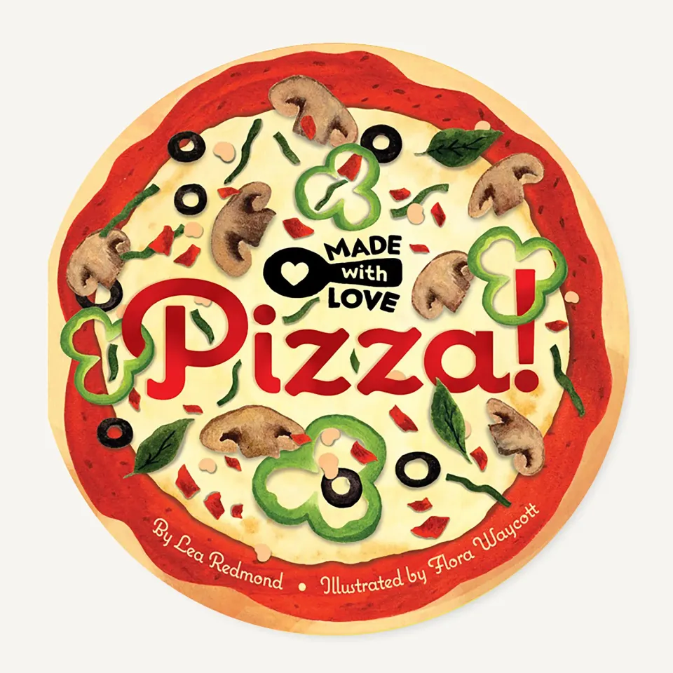 Made with Love Pizza pappbok pizzaformet 0–3 år