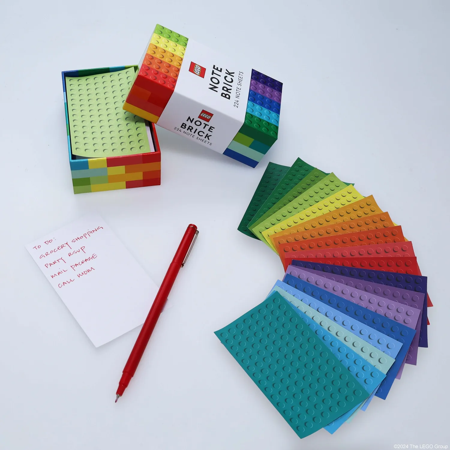 LEGO Note Brick notatkort flerfarget 200 ark