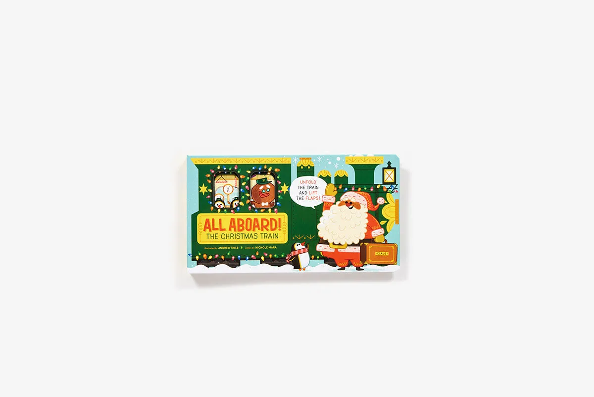 Abrams and Chronicle All Aboard Christmas Train julebok