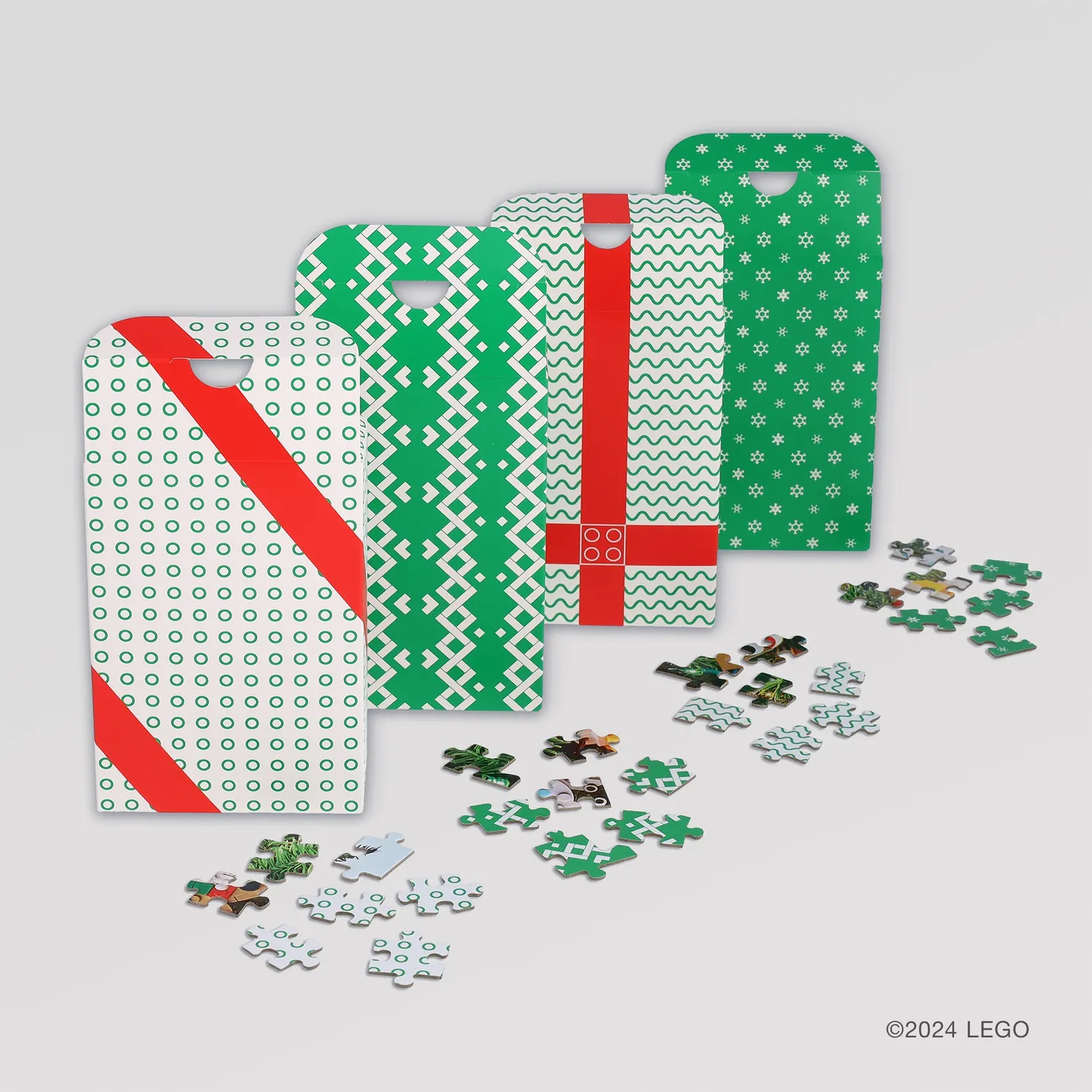 Chronicle Books LEGO Christmas Tree puslespill 4x100 brikker