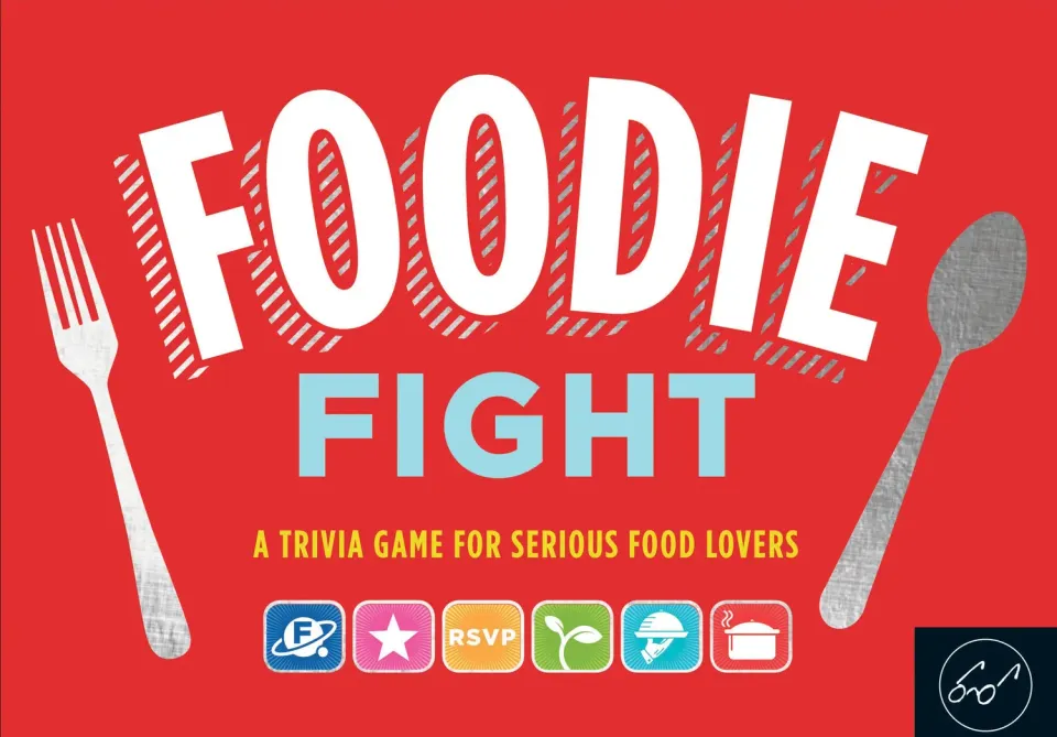 Chronicle Books Foodie Fight trivia brettspill med 1000 spørsmål