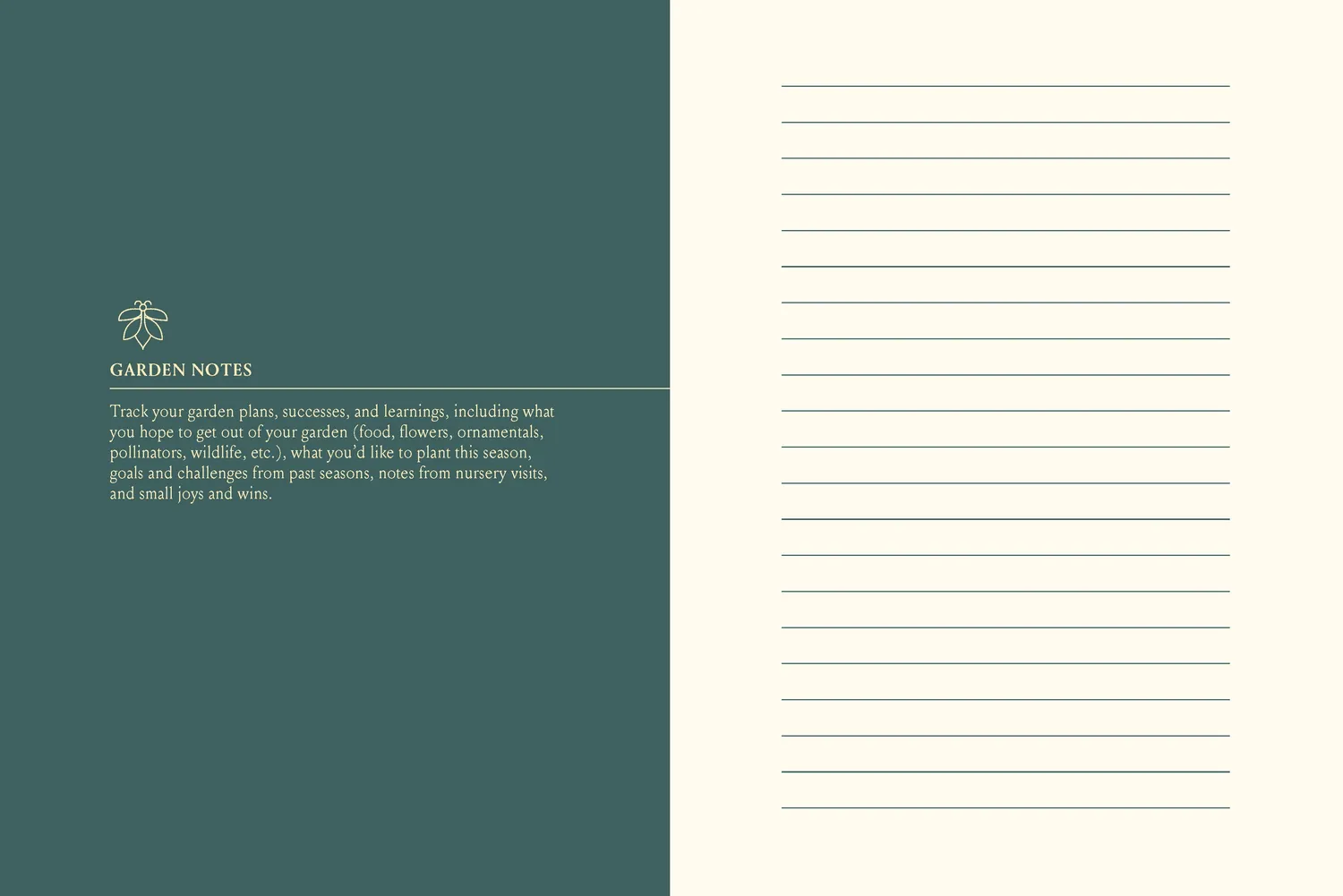 Chronicle The Joyful Gardener's Journal hagedagbok