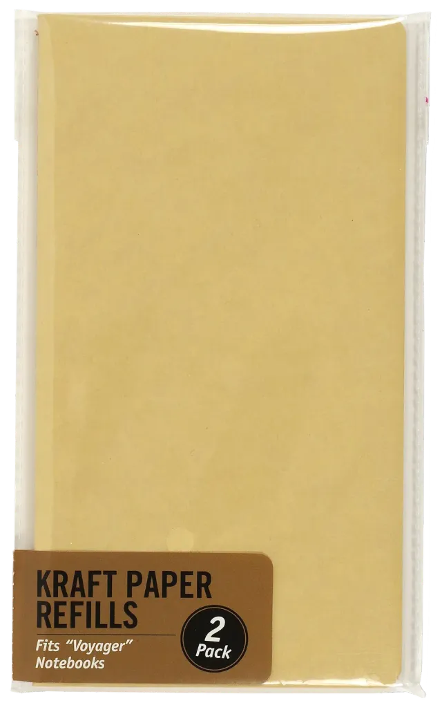 Peter Pauper Press Voyager refill kraftpapir 2-pakning