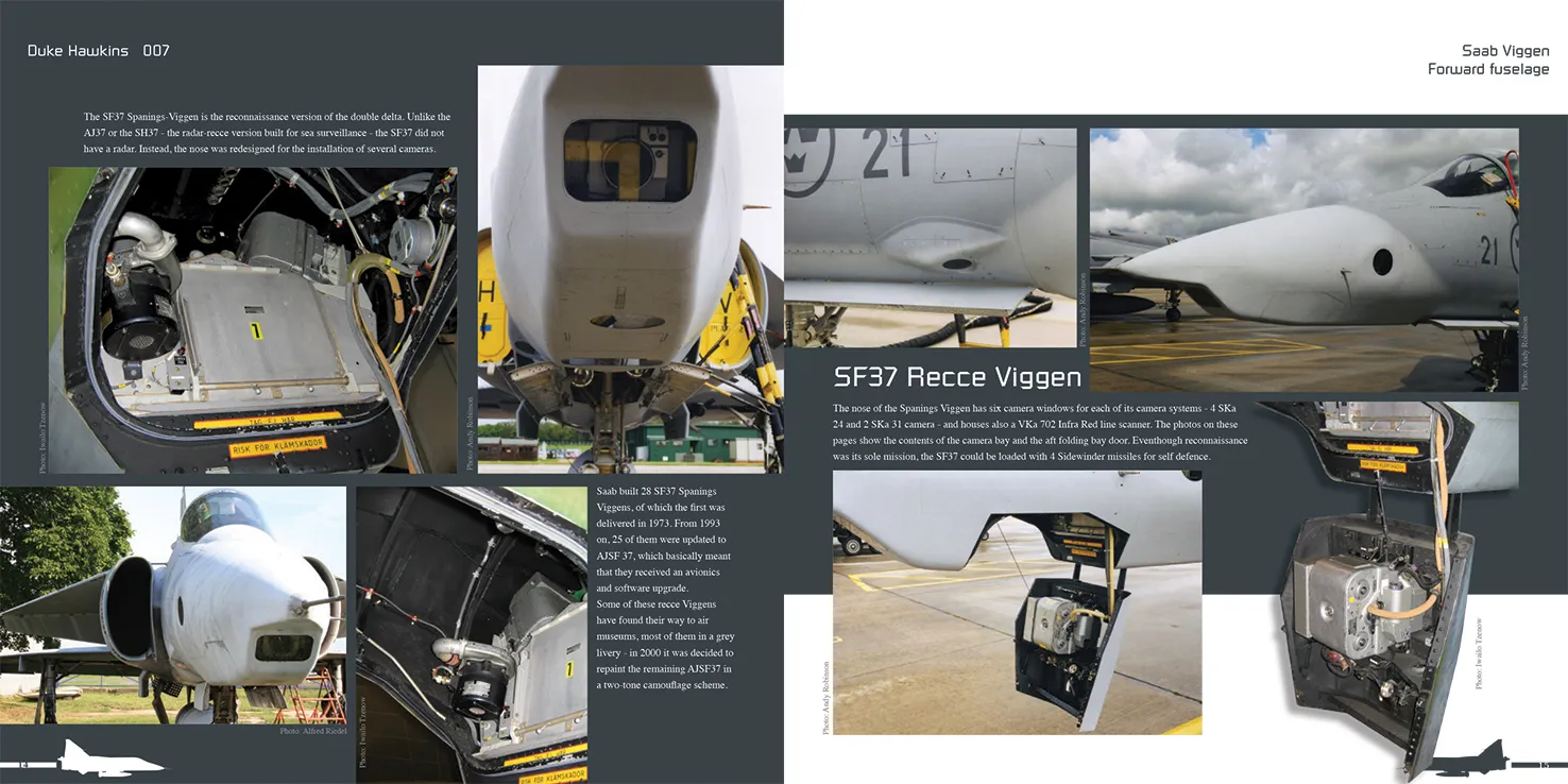 Duke Hawkins Saab AJ37 Viggen bok 84 sider dobbeltdelta