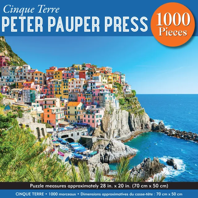 Peter Pauper Press Cinque Terre puslespill 1000 brikker