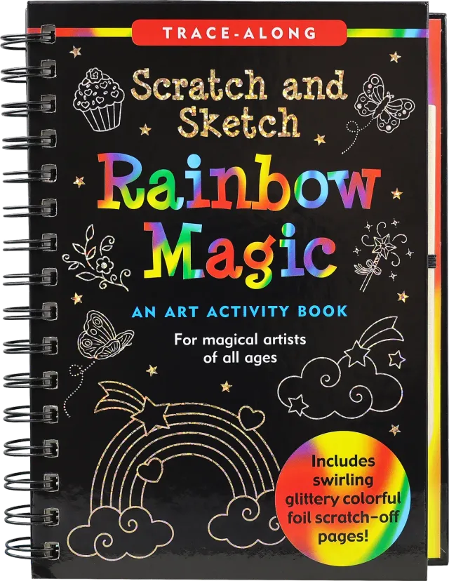 Scratch and Sketch Rainbow Magic skrapebok for barn 5 år+