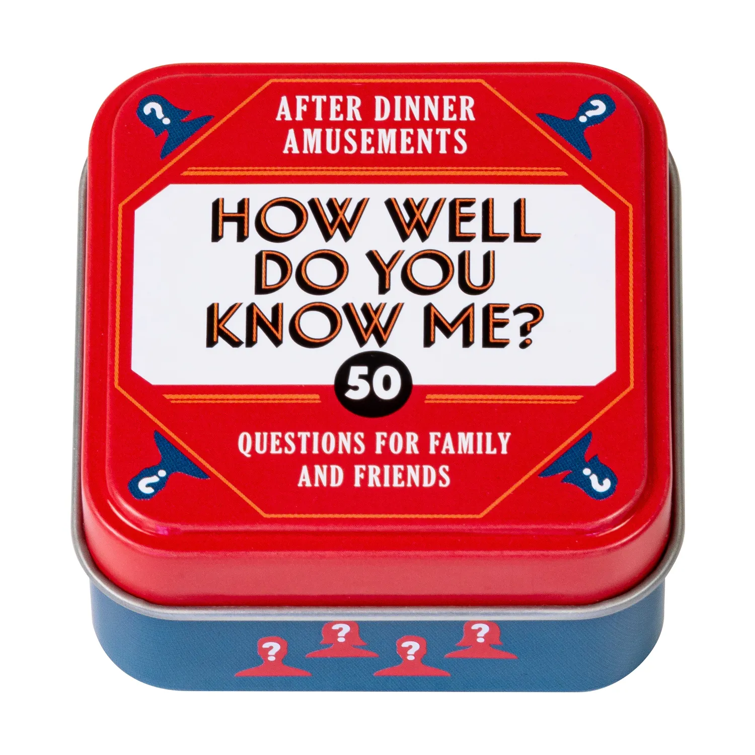After Dinner How Well Do You Know Me quizkort 50 spill