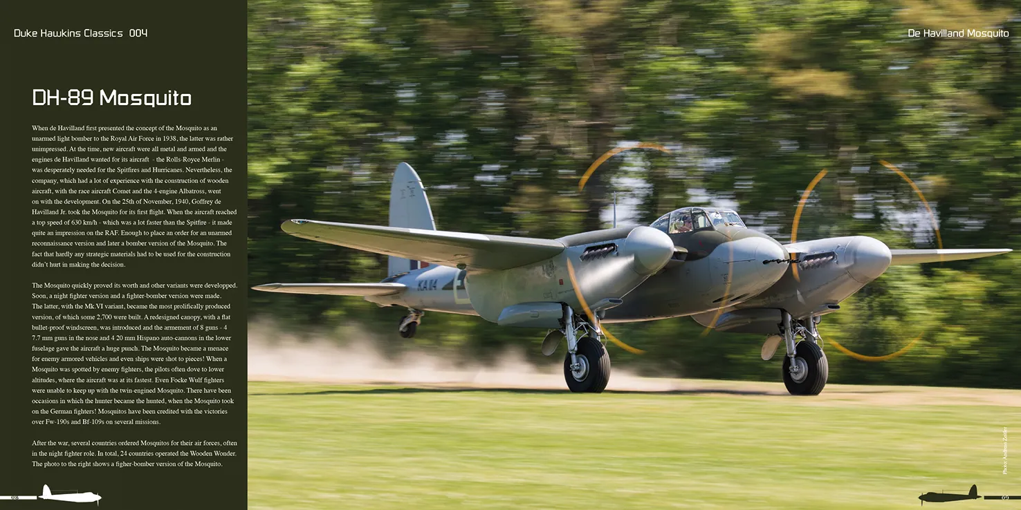 Duke Hawkins De Havilland Mosquito bok classic