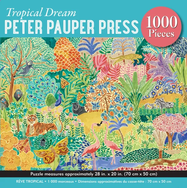 Peter Pauper Press Tropical Dream 1000 Piece puslespill 71x51 cm