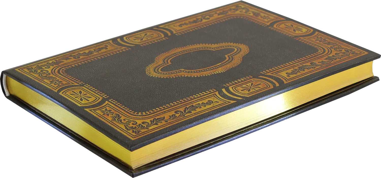 Peter Pauper Press Gilded Onyx journal linjert liten