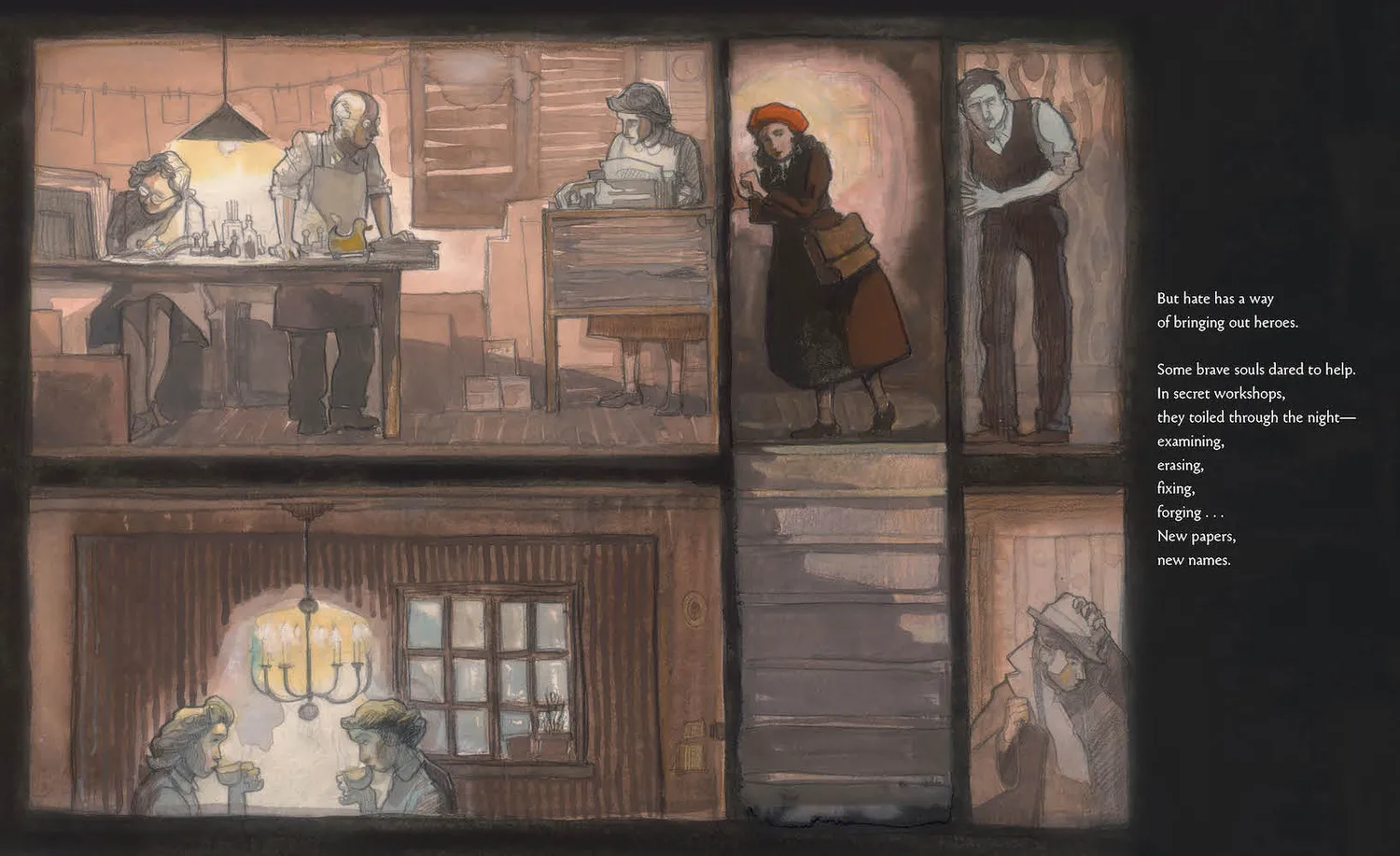 Abrams and Chronicle Hidden Hope barnebok 4–8 år krig