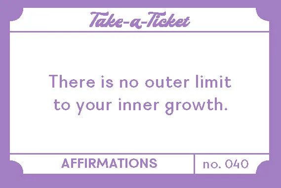 Chronicle Take-a-Ticket Affirmations kortboks 200 lapper