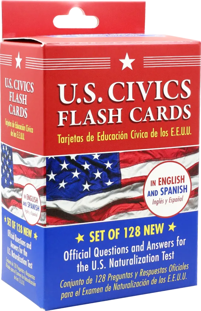 Peter Pauper Press Bilingual US Citizenship puggkort 128 stk