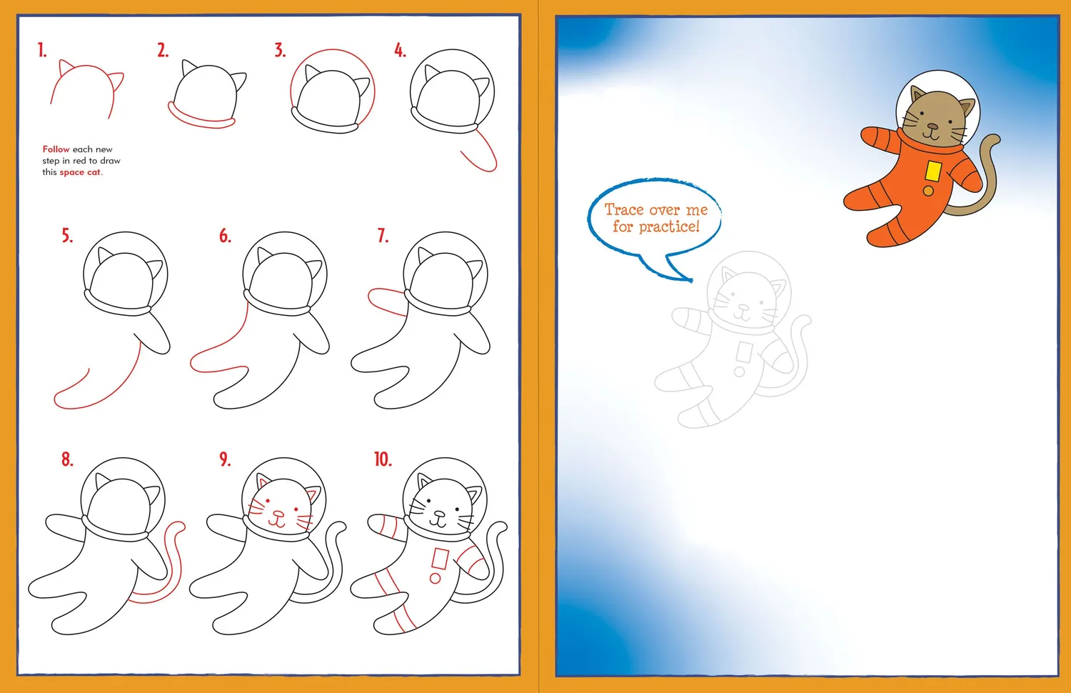 Peter Pauper Press Learn to Draw Outer Space tegnebok barn 6+