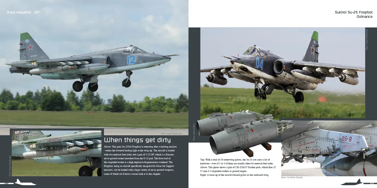 Duke Hawkins Sukhoi Su-25 Frogfoot bok pansret