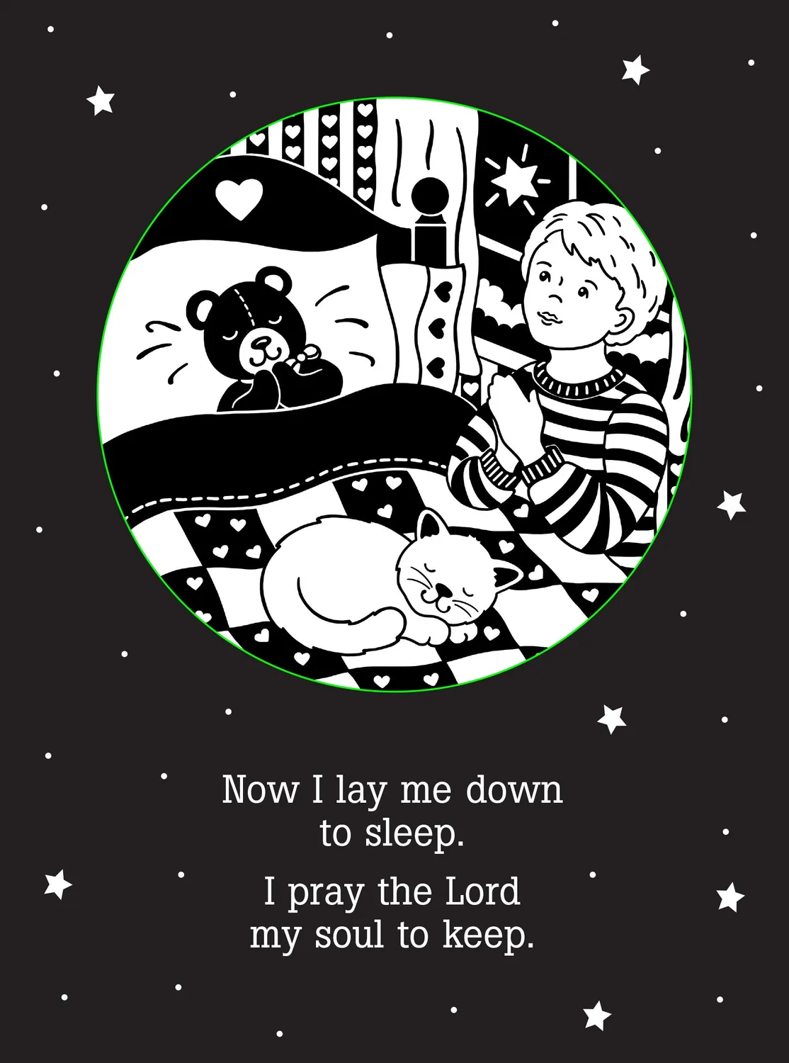 Peter Pauper Press Now I Lay Me Down To Sleep skyggebok 3-9 år