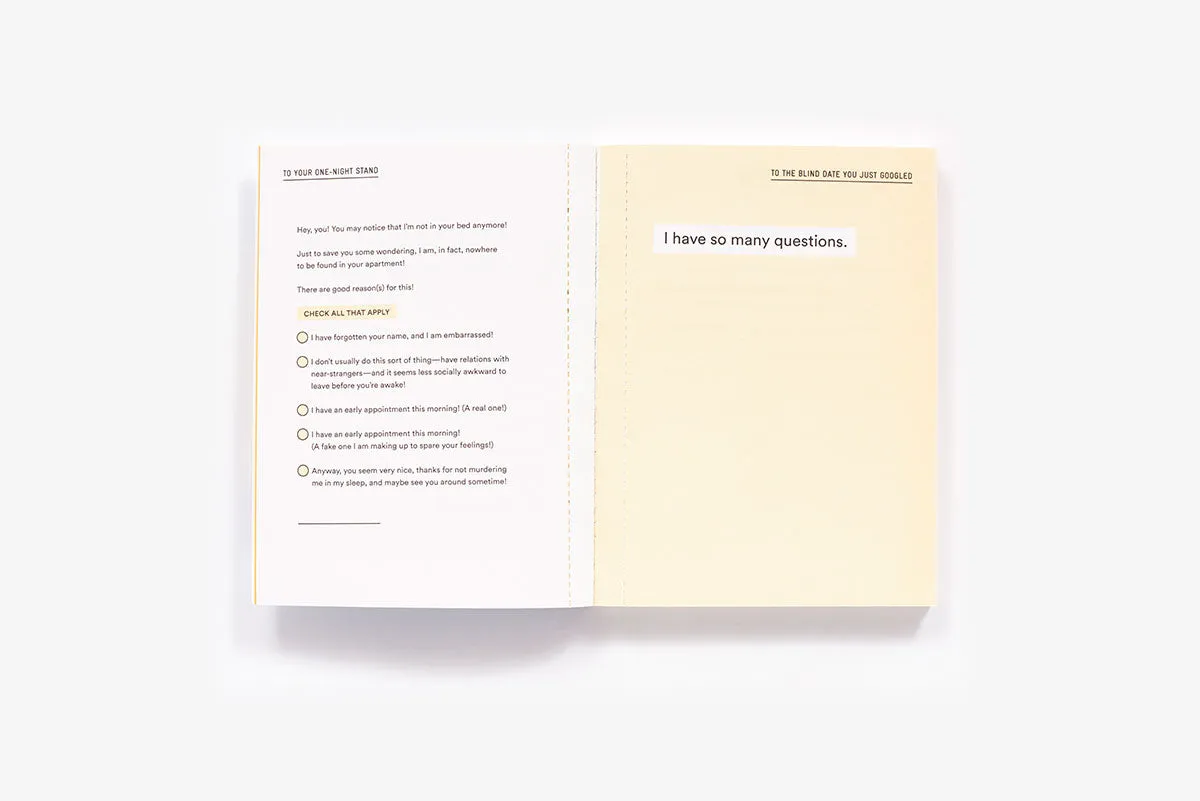 Laura Olin Form Letters pocketbok fyll-inn brev