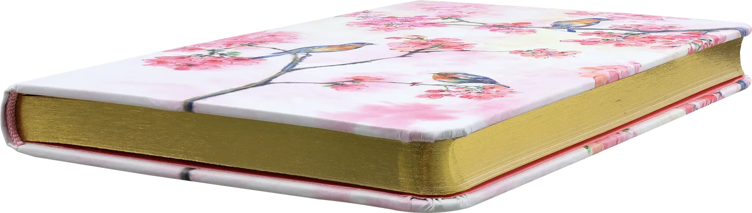 Peter Pauper Press Cherry Blossoms notatbok liten linjert