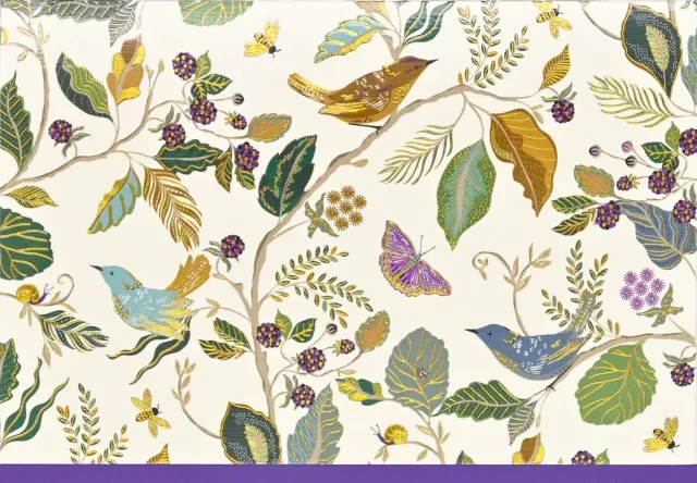 Peter Pauper Press Birds and Berries notatkort 14 stk