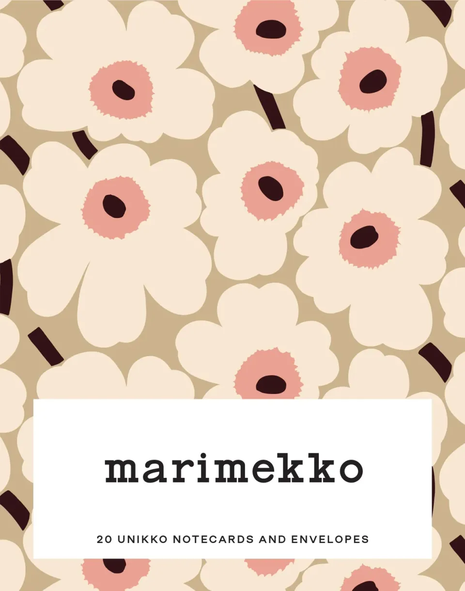 Chronicle Books Marimekko Notes Pastels kortsett 20 Unikko