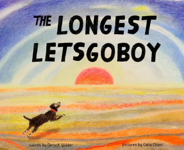 The Longest Letsgoboy innbundet barnebok hund