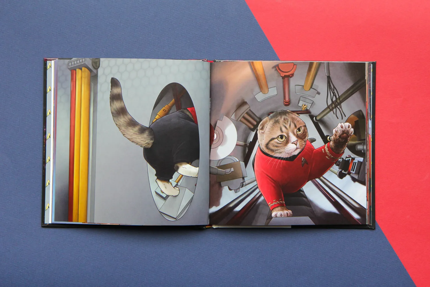 Chronicle Books Star Trek Cats innbundet bok gave
