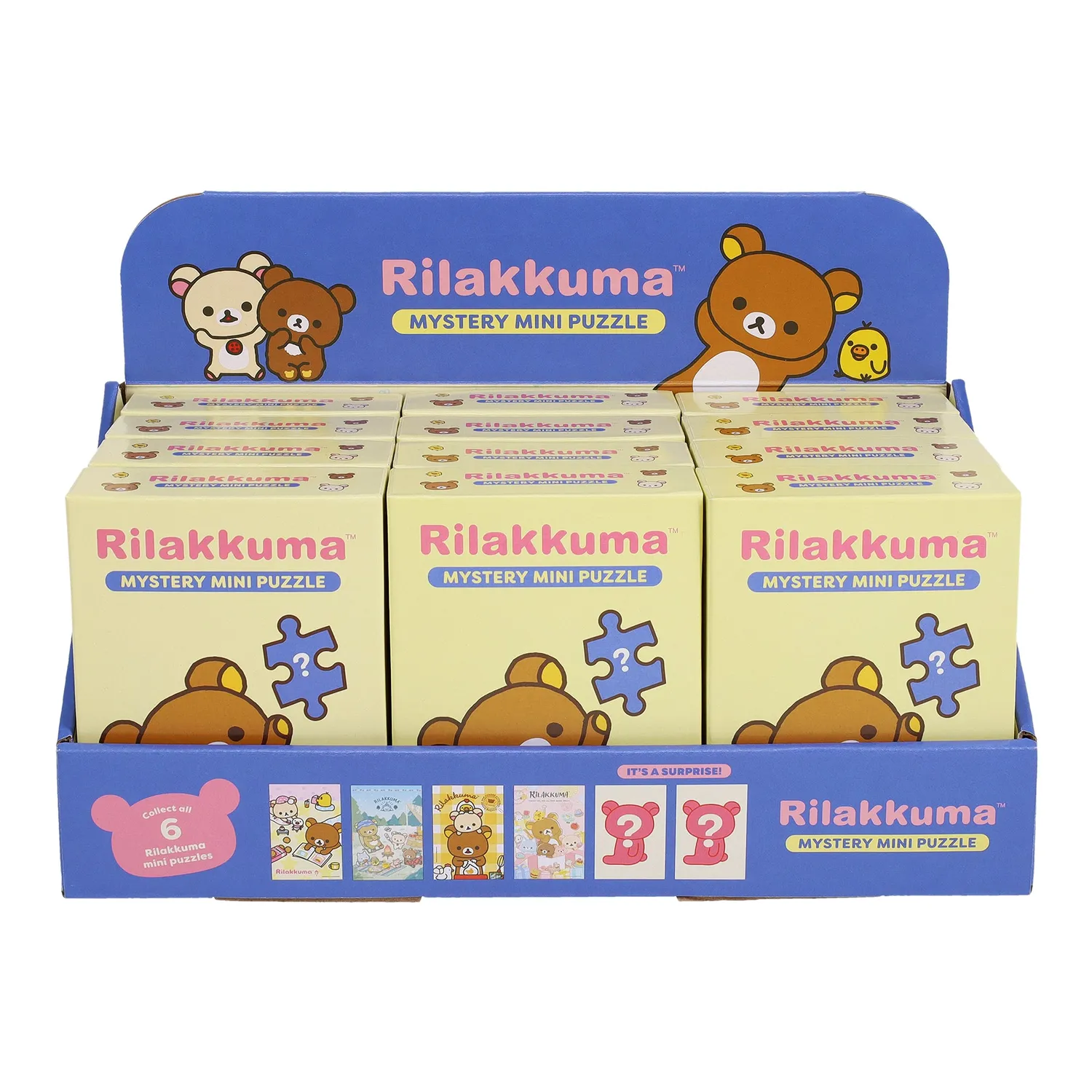 Chronicle Books Rilakkuma Mystery puslespill mini kawaii