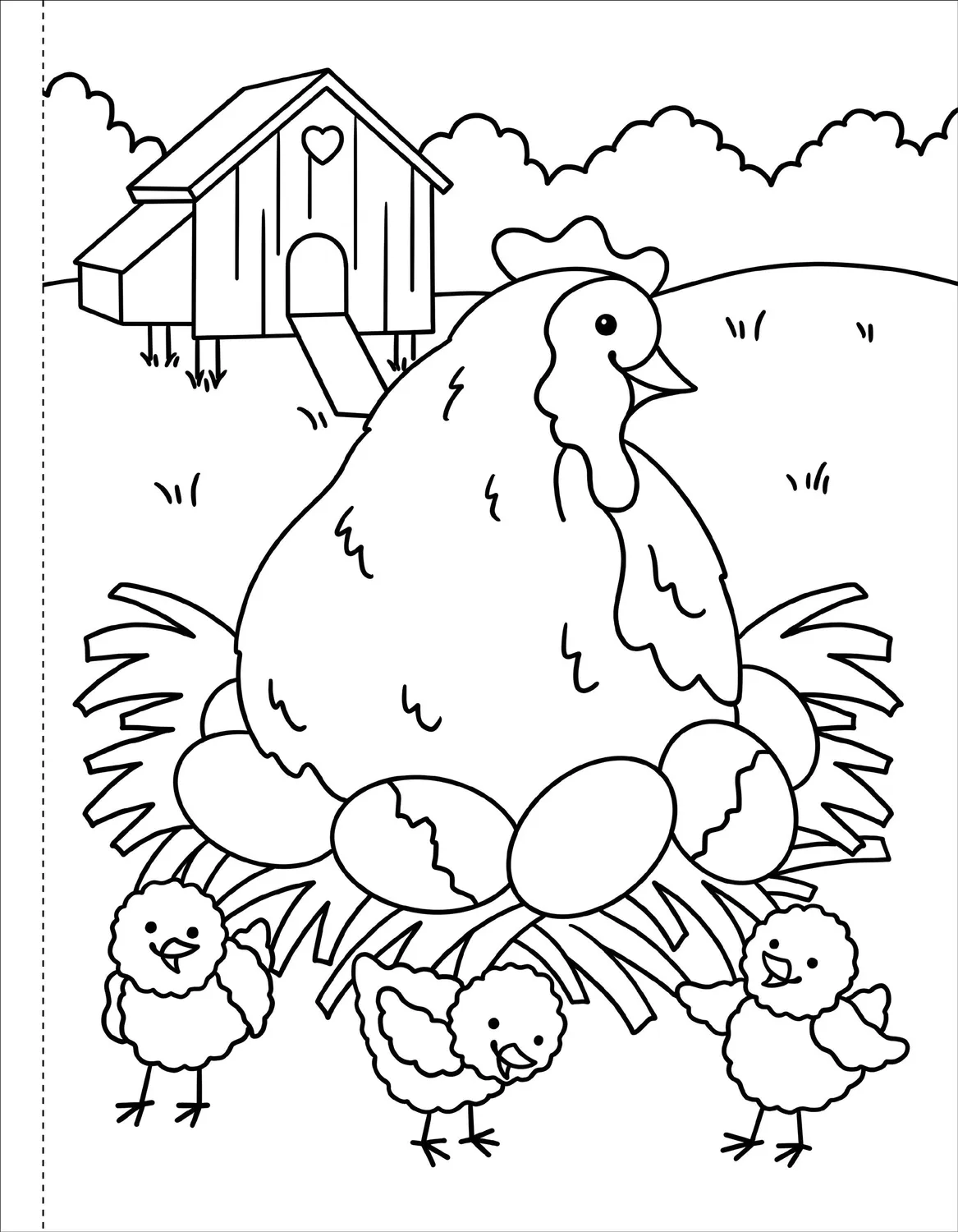 Peter Pauper Press My First Coloring Book On the Farm fargeleggingsbok