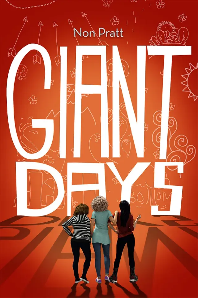 Abrams and Chronicle Giant Days tegneserieroman innbundet ungdom