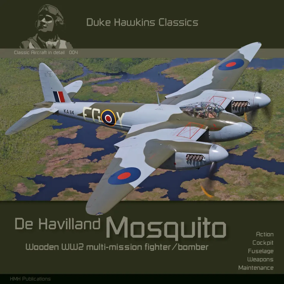Duke Hawkins De Havilland Mosquito bok classic