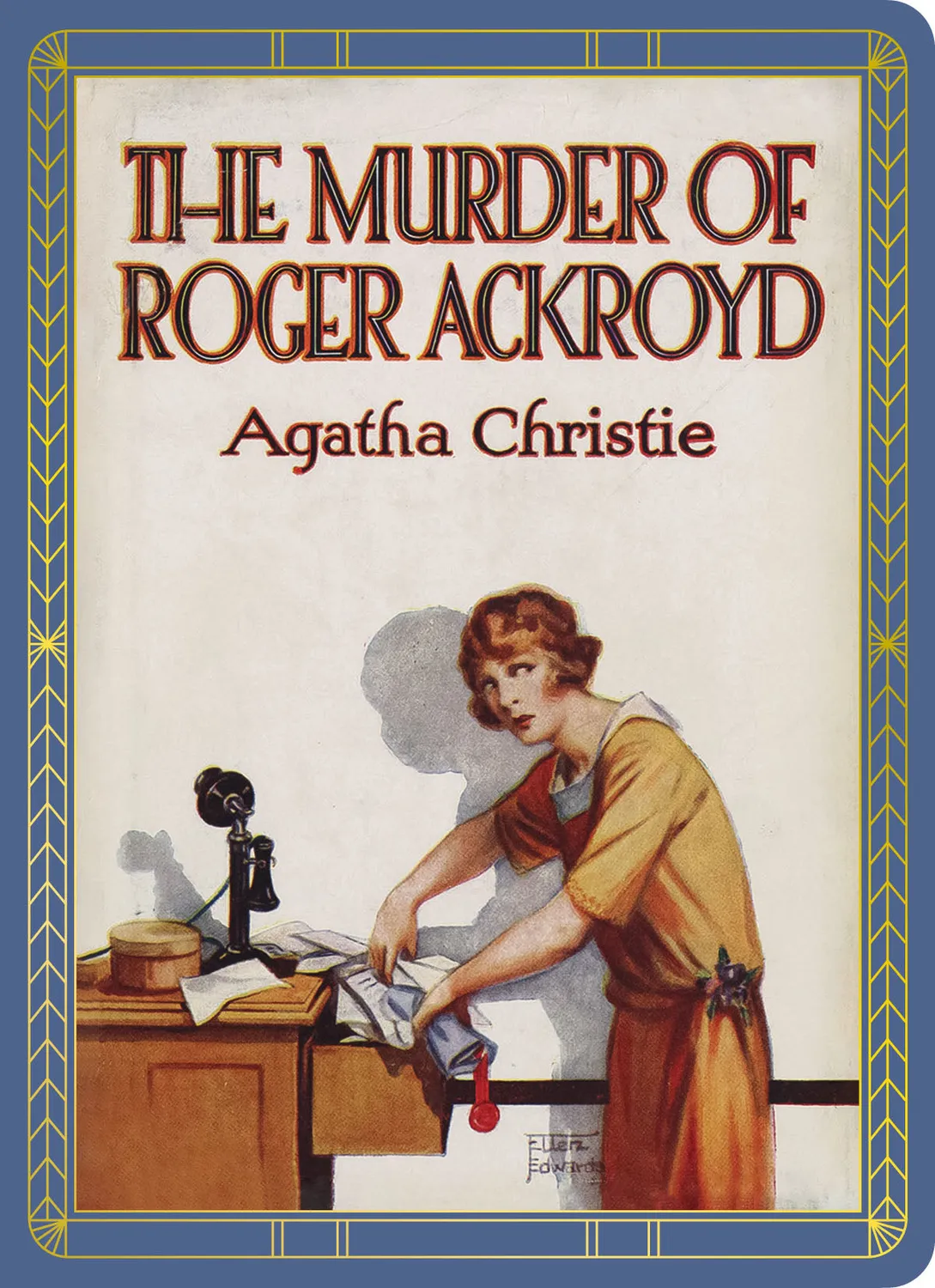 Abrams and Chronicle Agatha Christie notatboksett 6-pak linjert
