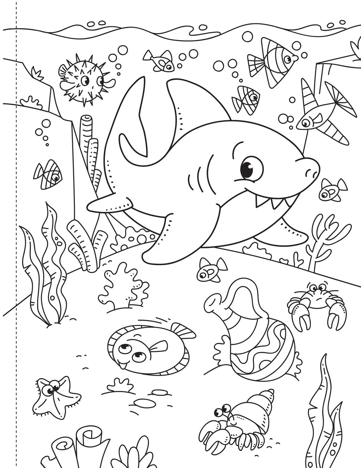 Peter Pauper Press Under the Sea fargeleggingsbok barn