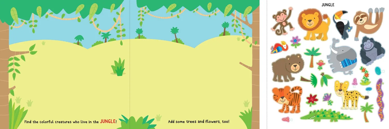My First Sticker Book Animals klistremerkebok 175 stk