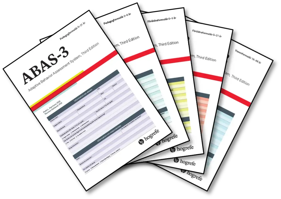 Hogrefe ABAS-3 adaptivt vurderingsskjema third edition