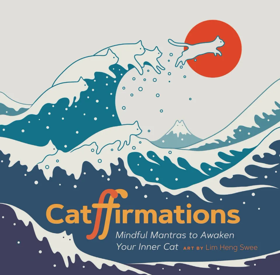 Chronicle Books Catffirmations innbundet gavebok humor