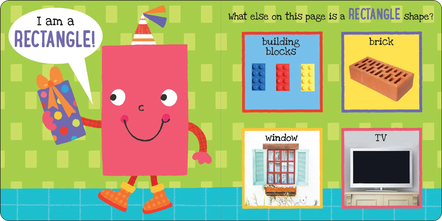Peter Pauper Press My First Shapes pekebok former baby