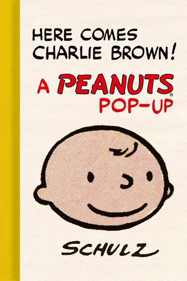 Abrams Peanuts Here Comes Charlie Brown pop-up bok innbundet gave
