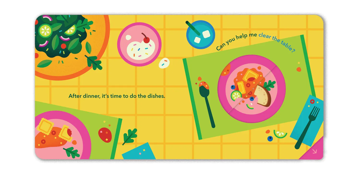 Chronicle Books Little Helpers Let's Do the Dishes pekebok interaktiv