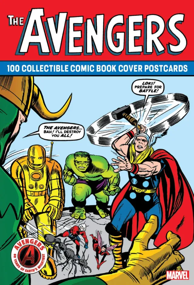 Marvel The Avengers 100 postkortbok samleboks tegneserie