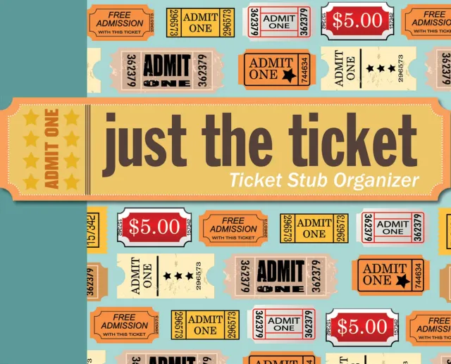 Peter Pauper Press Just the Ticket billettalbum 80 billetter