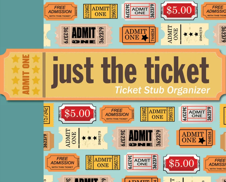 Peter Pauper Press Just the Ticket billettalbum 80 billetter