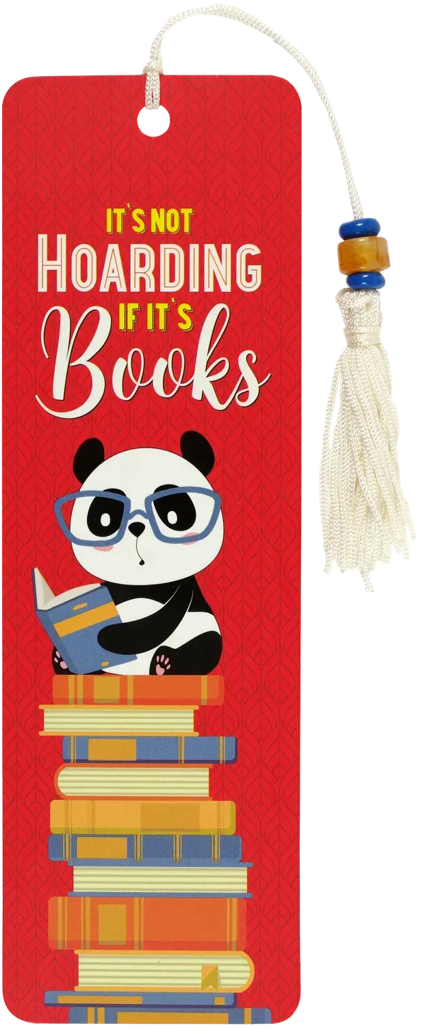 Peter Pauper Press Books bokmerke panda perler