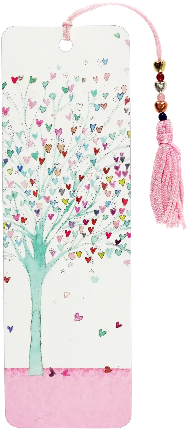 Peter Pauper Press Tree of Hearts bokmerke perler