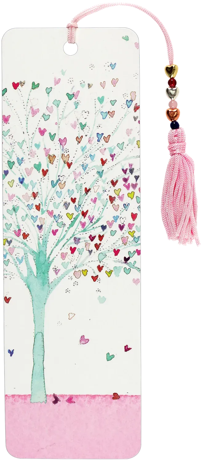 Peter Pauper Press Tree of Hearts bokmerke perler