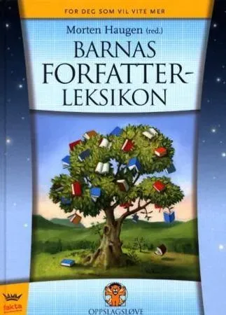 Bokia Barnas forfatterleksikon innbundet akseptabel brukt