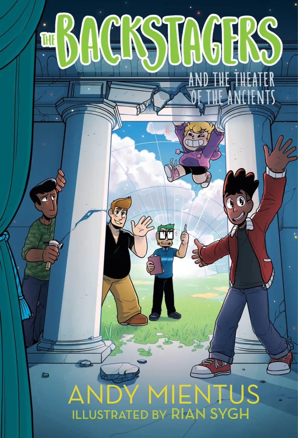 Amulet Books The Backstagers and the Theater of the Ancients bok